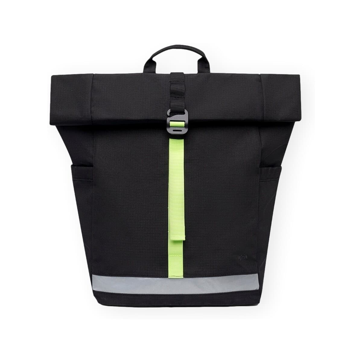 Pánský batoh Lefrik Lars Roll Backpack - Black Lime