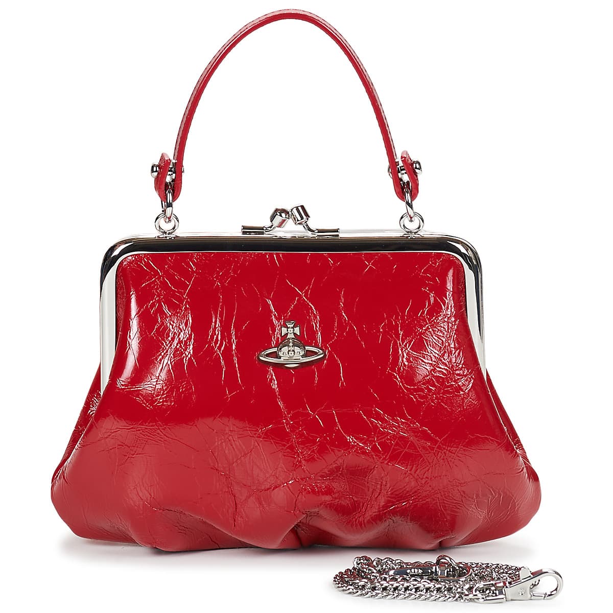 Kabelka Vivienne Westwood Granny Frame Purse, červená