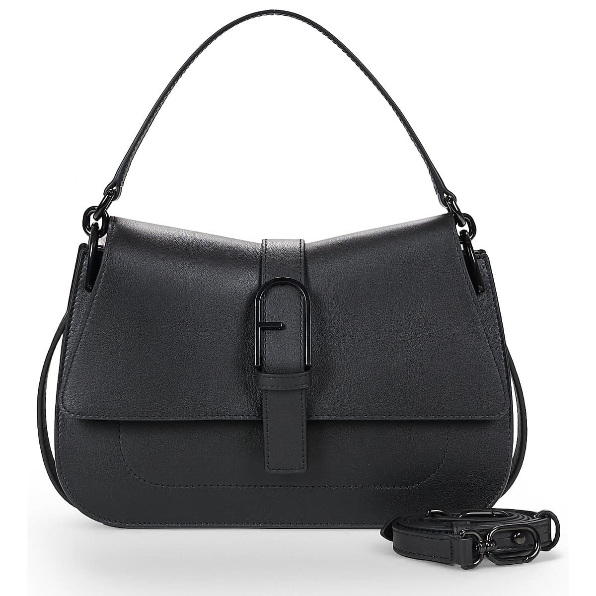 Kabelka Furla Flow M TOP Handle, černá
