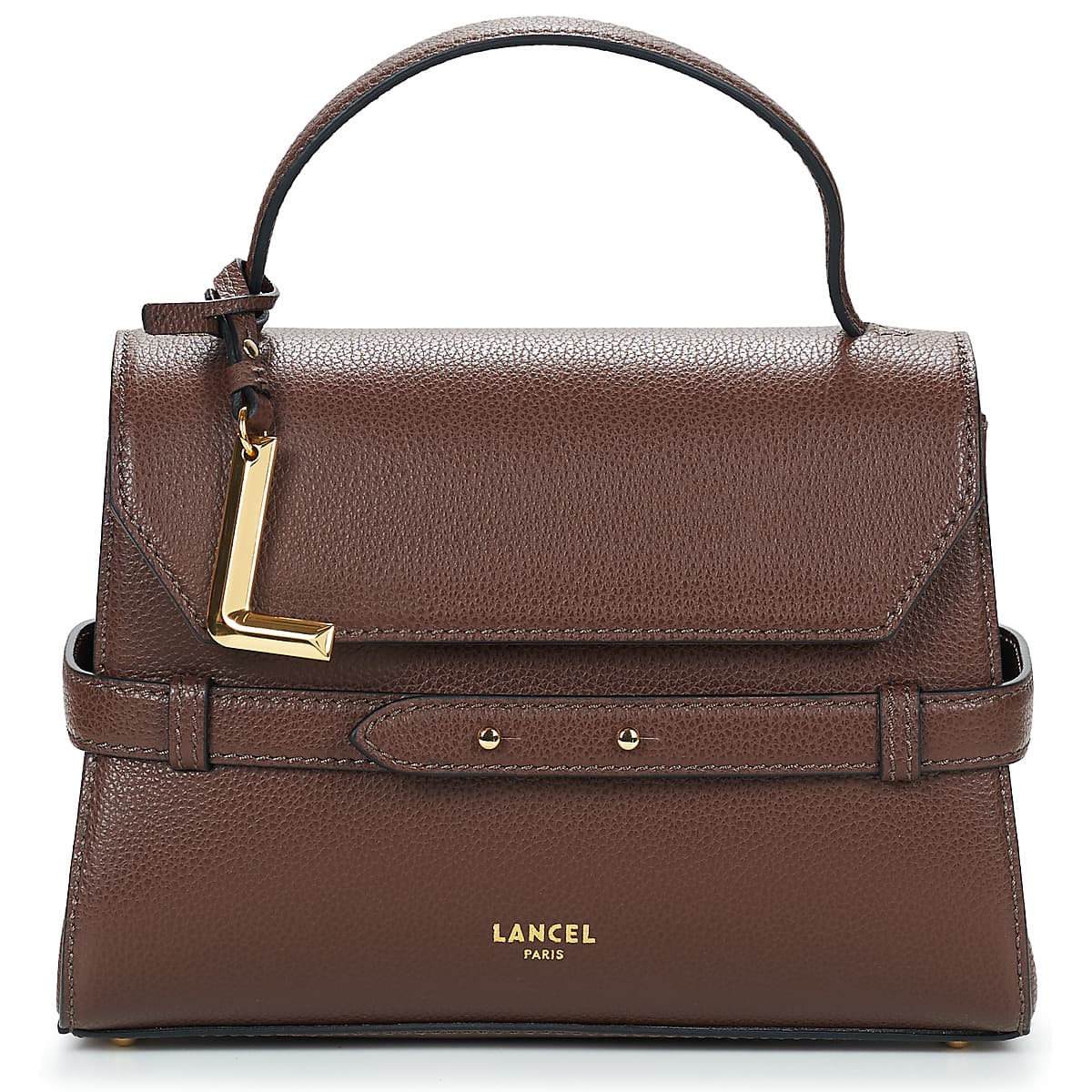 Kabelka Lancel Faubourg TOP Handle, hnědá