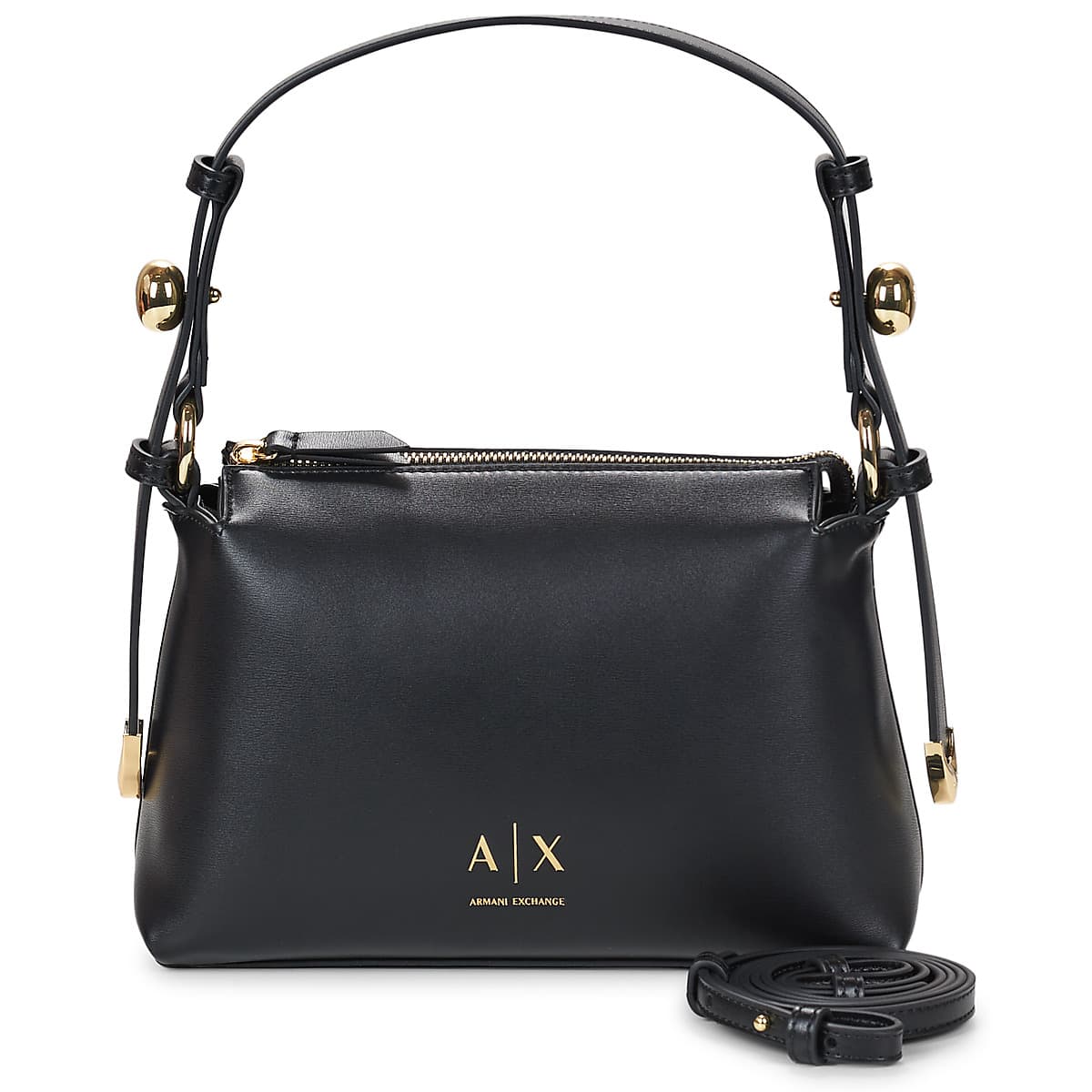 Kabelka přes rameno Armani Exchange Helen Shoulder, černá