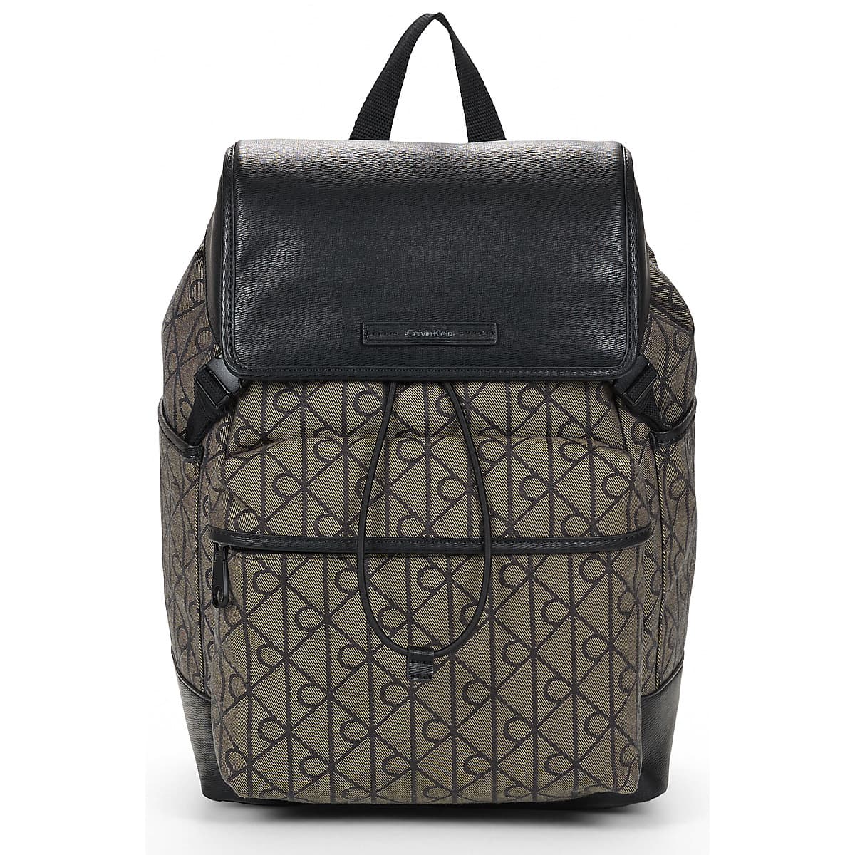 Pánský batoh Calvin Klein Jeans Mixed Emblem AOP Flap Backpack