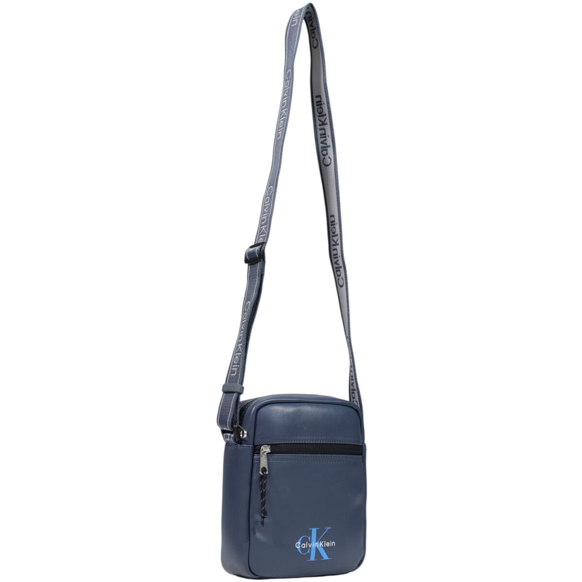 Pánská taška Calvin Klein Jeans Bold Logo Webbing Reporter LV04D3418G, modrá