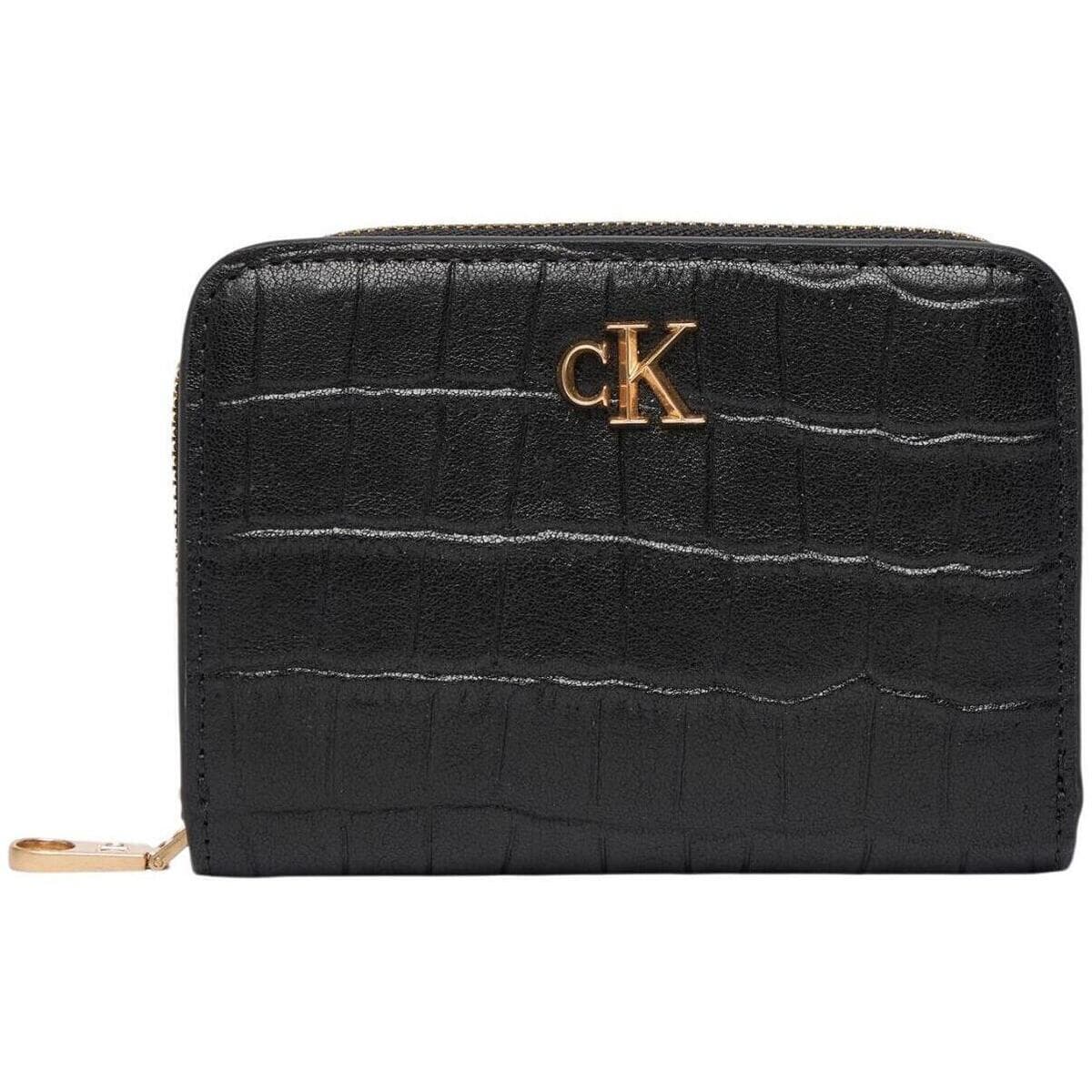 Peněženka Calvin Klein Jeans CK Croc Medium Flap ZIP Around LV04F1095G
