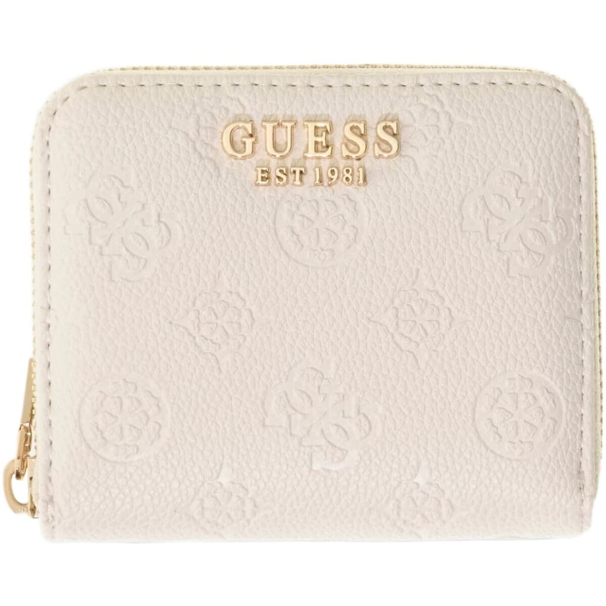 Peněženka Guess Ella Logo Slg Small Zip Around, béžová