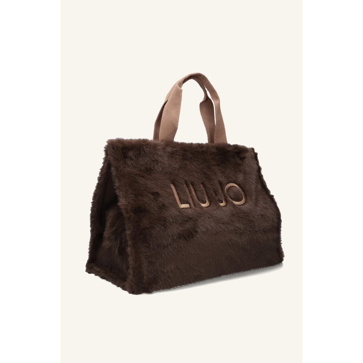 Kabelka Liu Jo 2f6037 E0218 Tote Fake Fur, hnědá