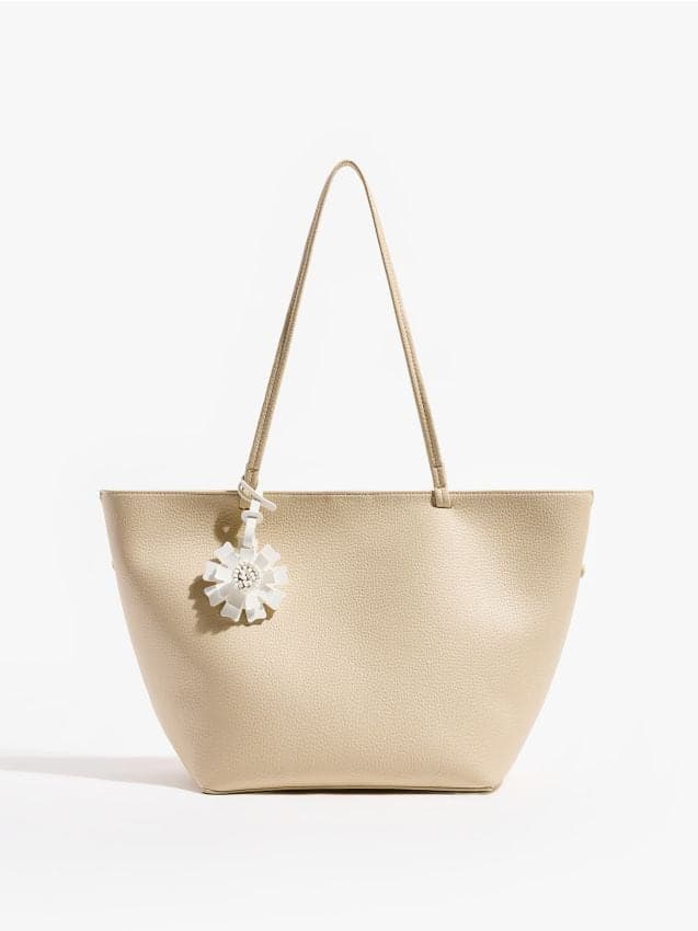 Taška shopper, béžová