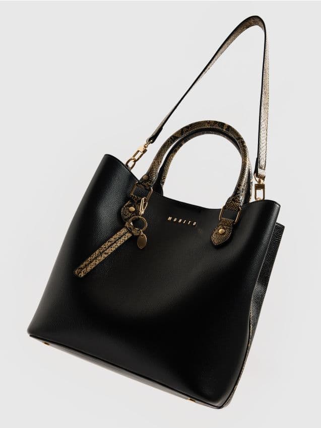 Taška shopper, černá