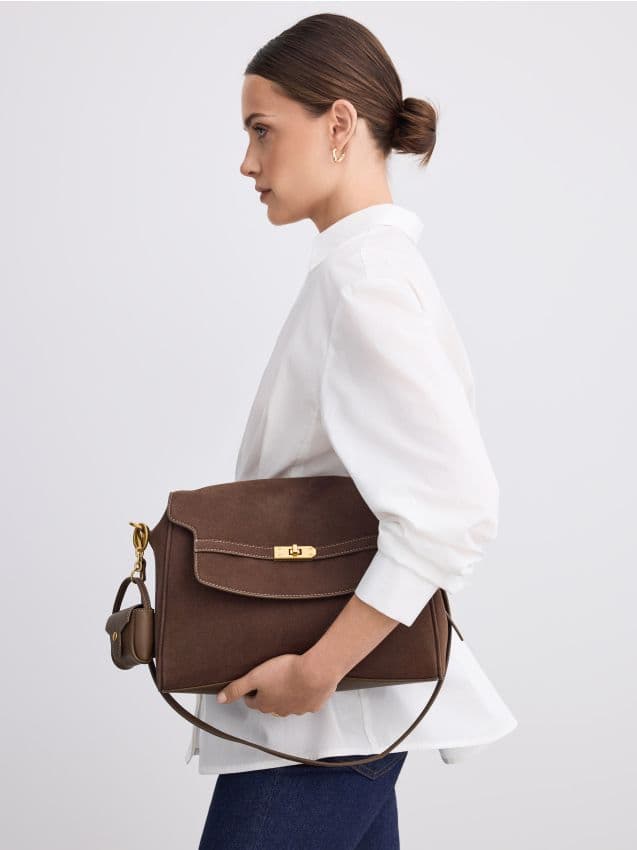 Taška shopper, hnědá