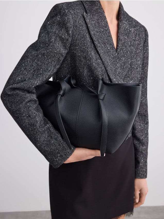 Taška shopper, černá