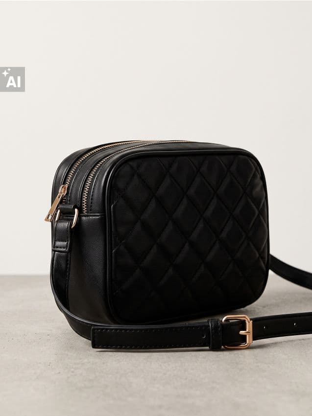 Prošívaná crossbody kabelka