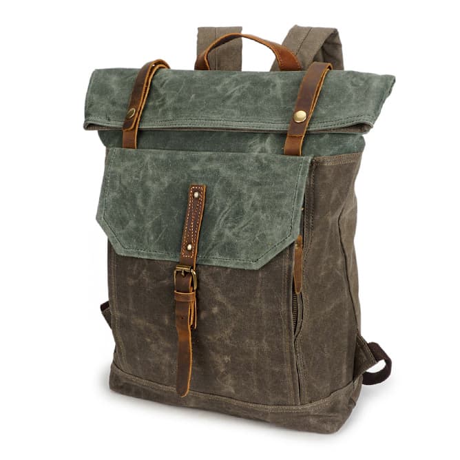 VALMIO Batoh Genty Army Green Zelená Objem 18 L