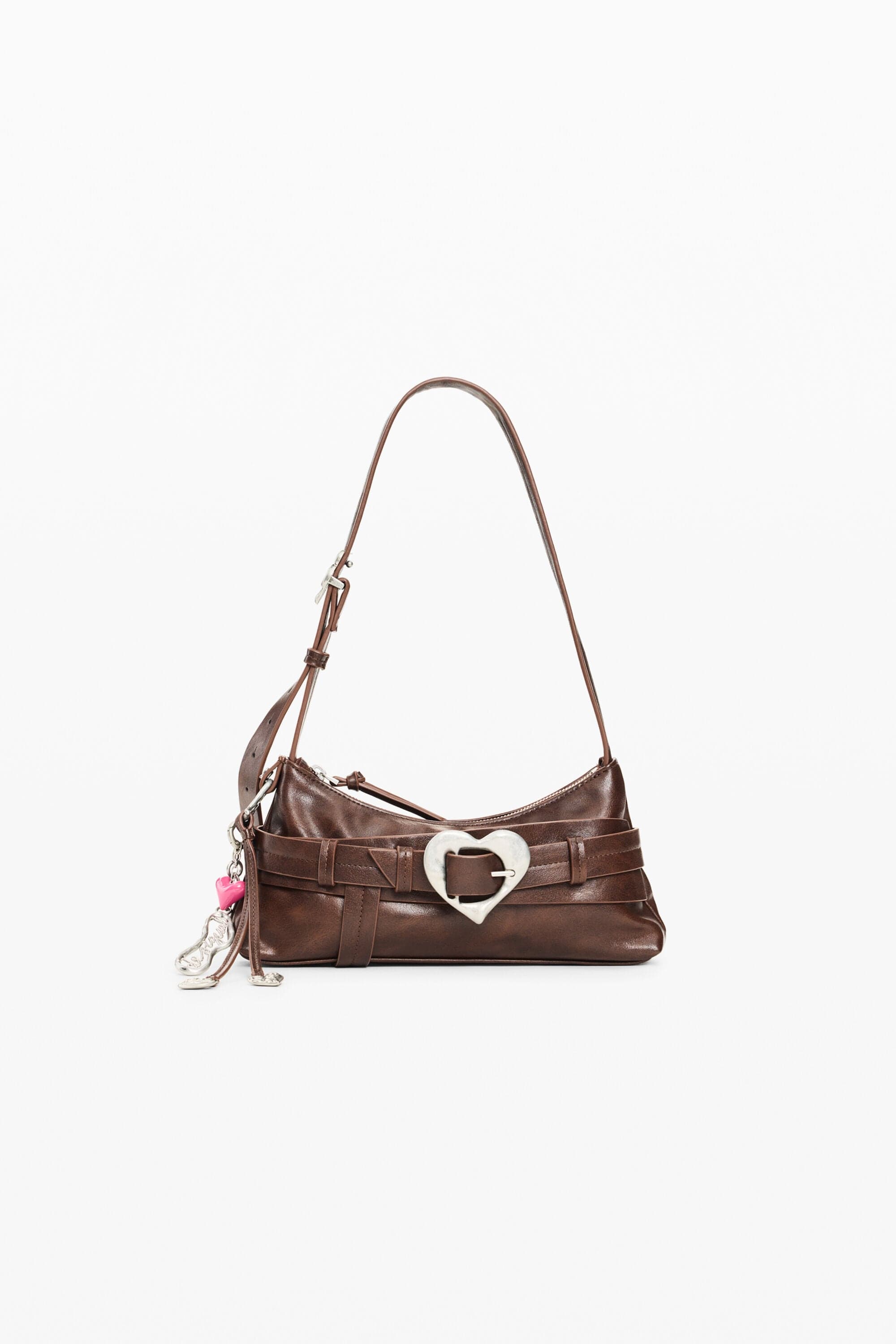 Malá crossbody taška, hnědá