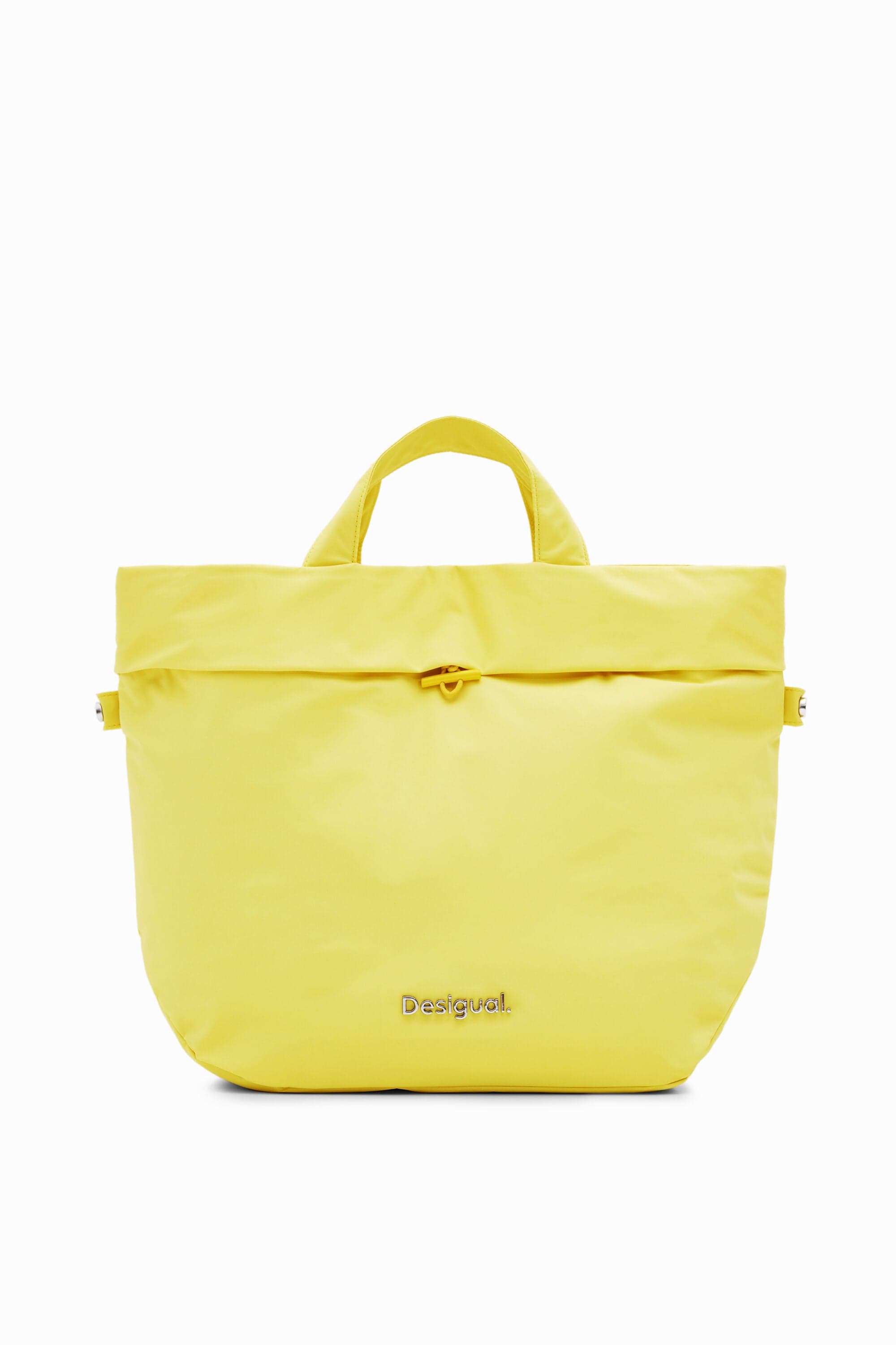 L reversible nylon tote bag