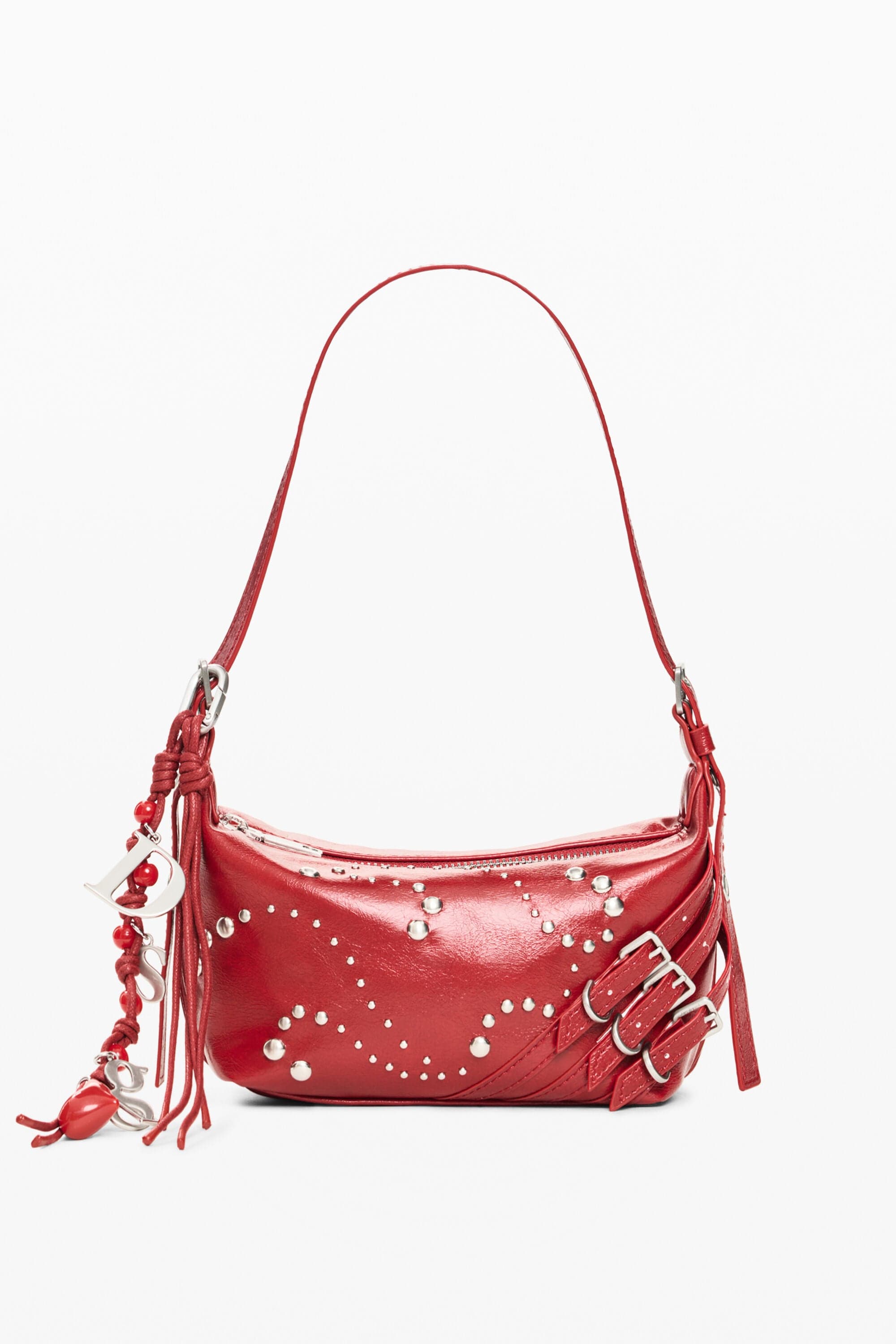 Malá crossbody taška, červená