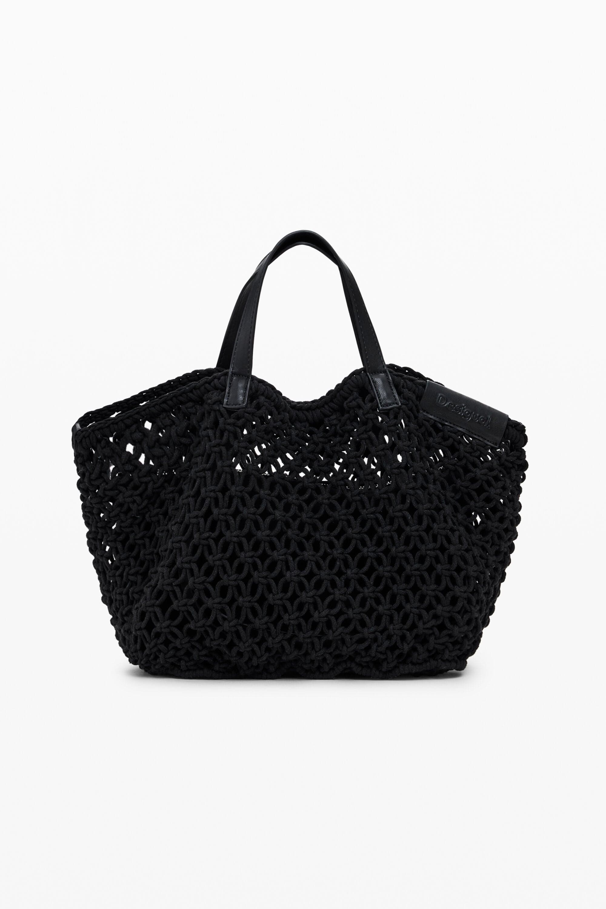 Velká háčkovaná shopper taška