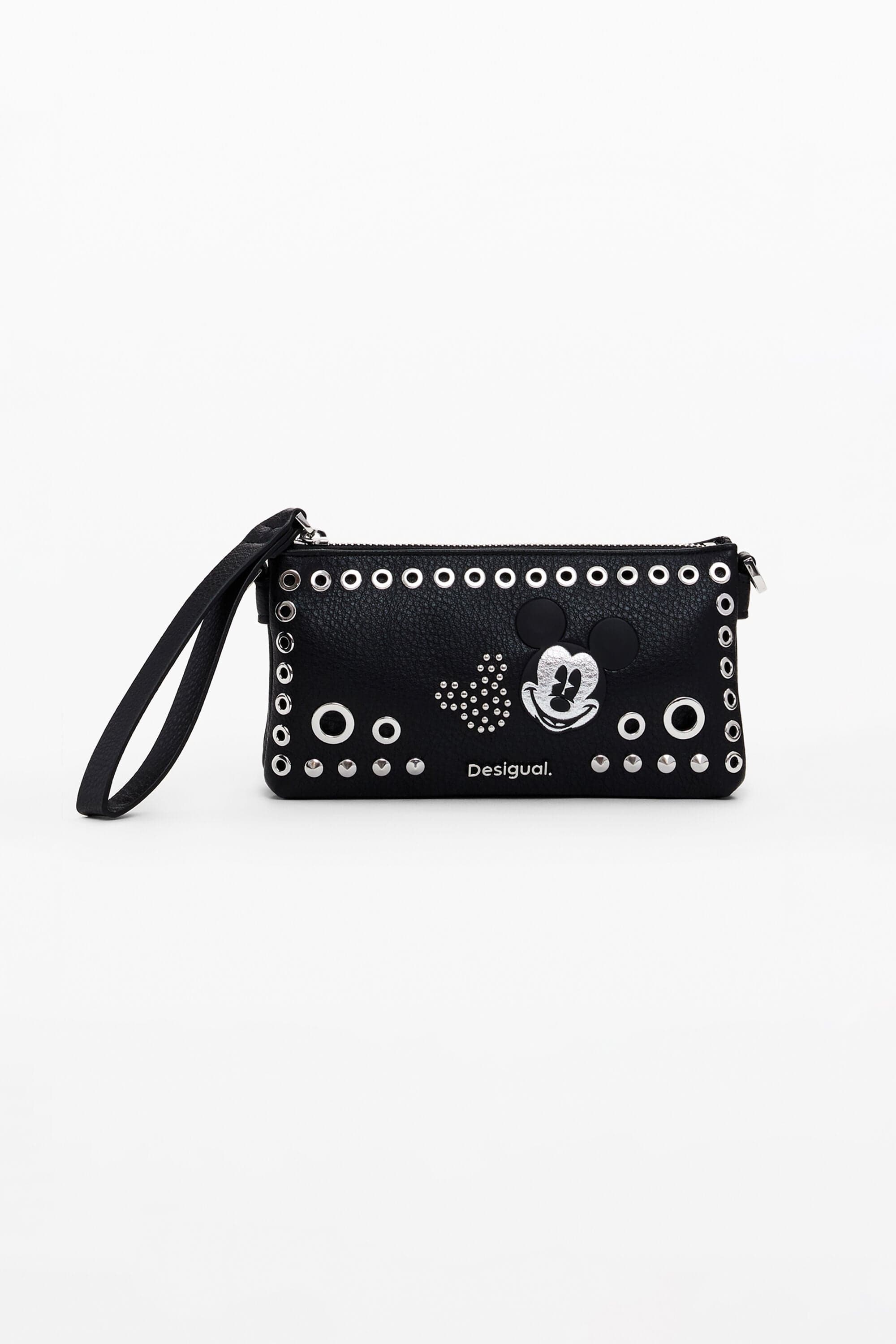 Crossbody peněženka Mickey Mouse™ s cvočky