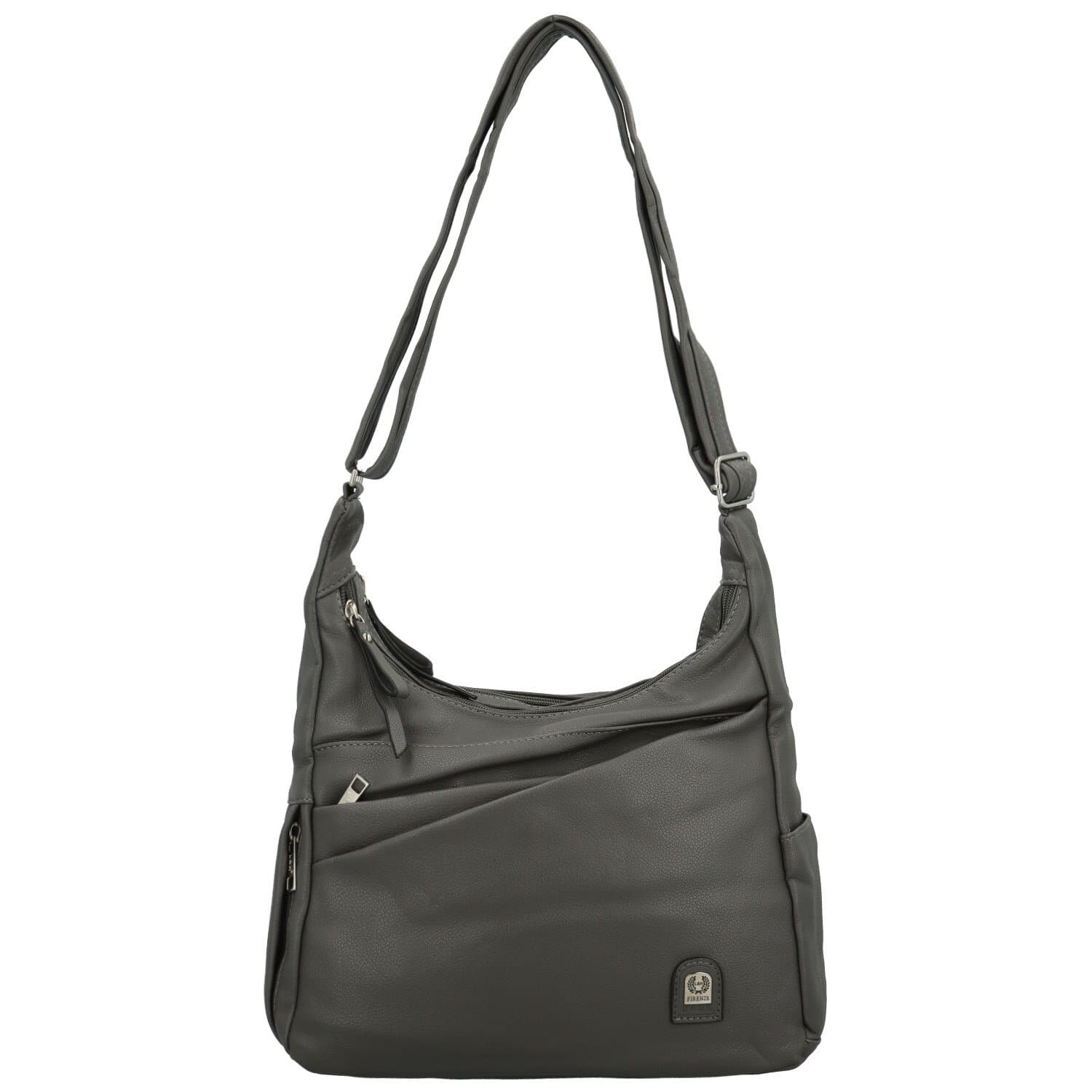 Crossbody kabelka Firenze Kathy, šedá