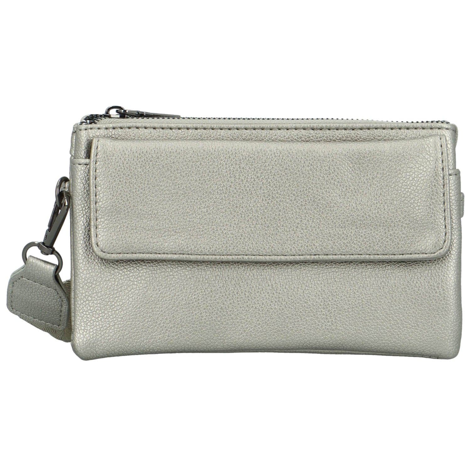 Crossbody kabelka MaxFly Chantals new, stříbrná