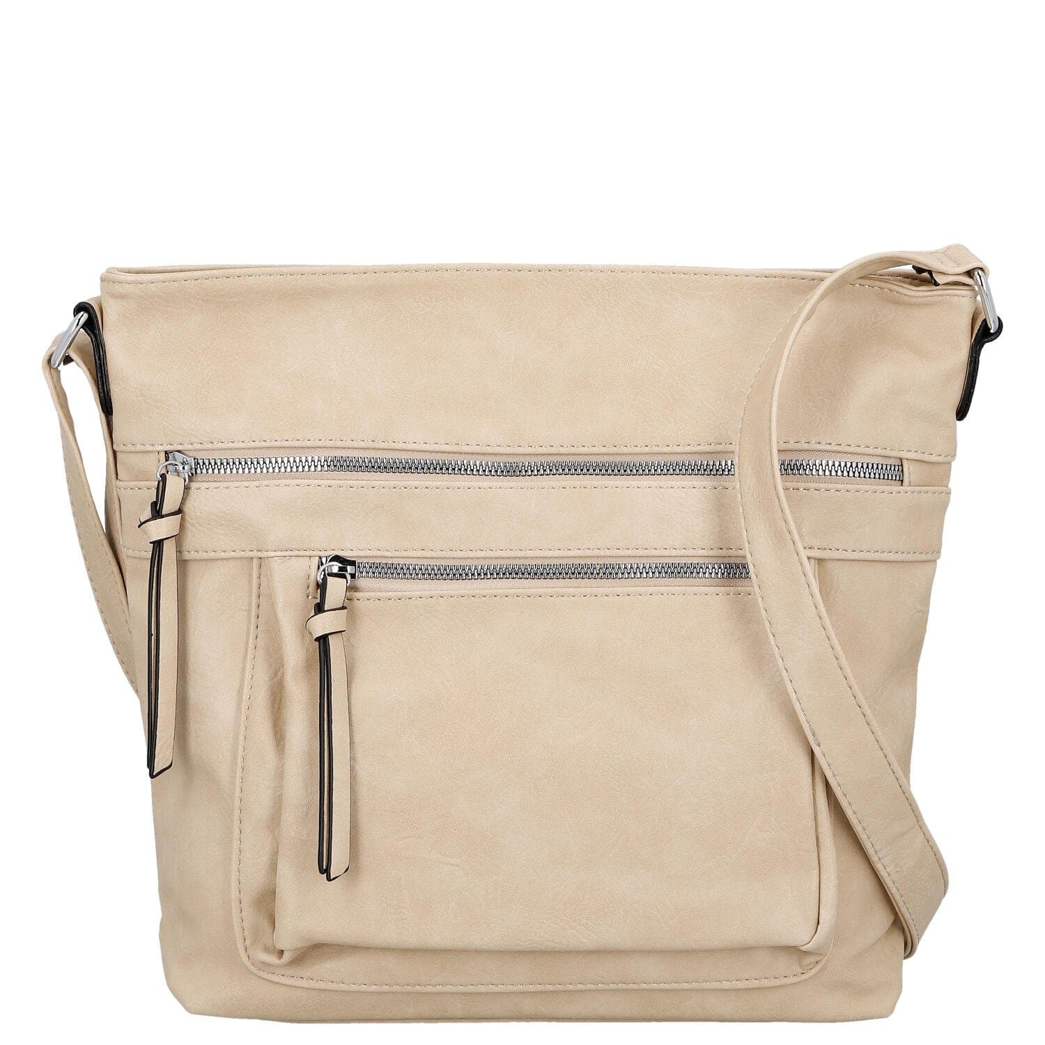 Crossbody kabelka Firenze Julietta, béžová