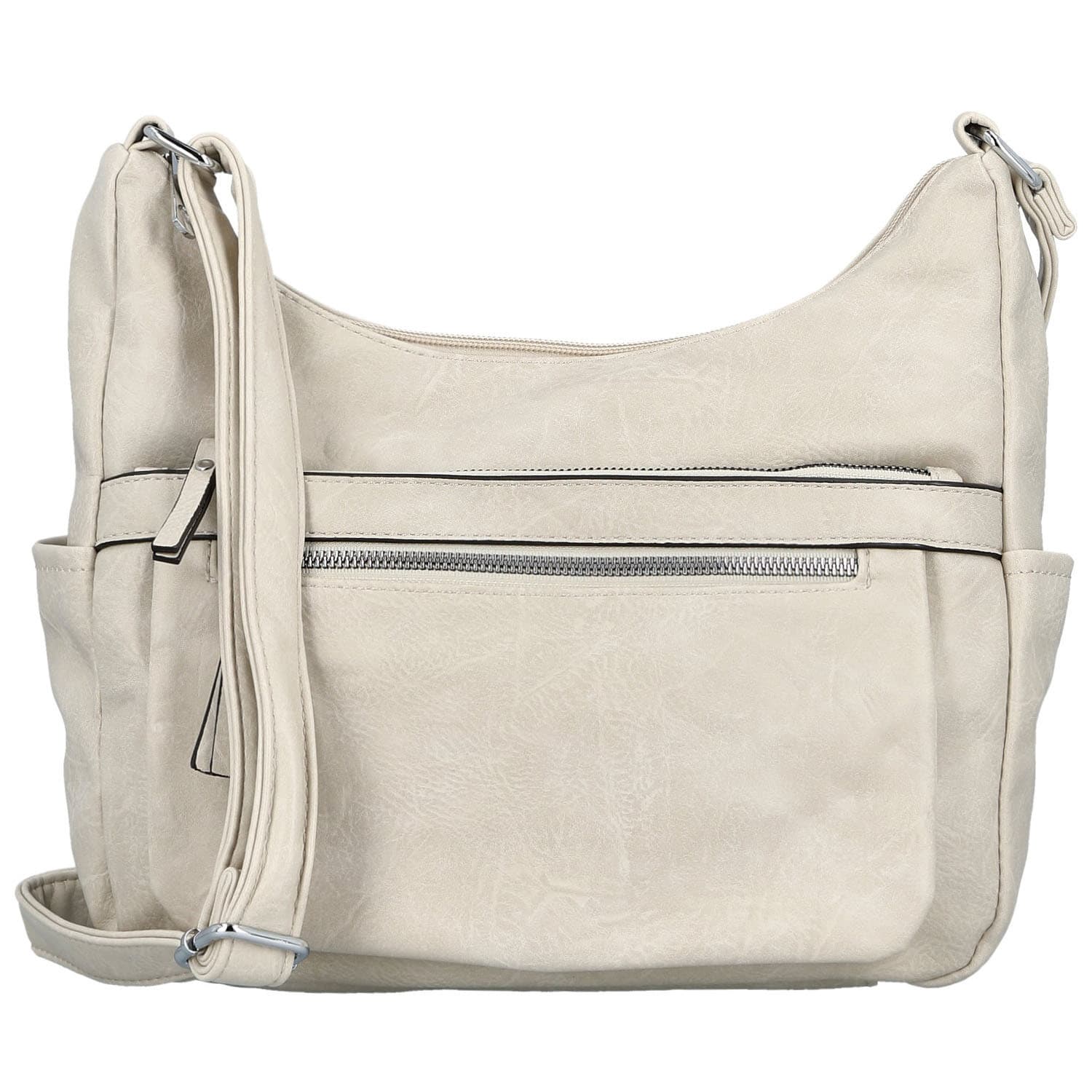 Crossbody kabelka Firenze Olefis, krémová