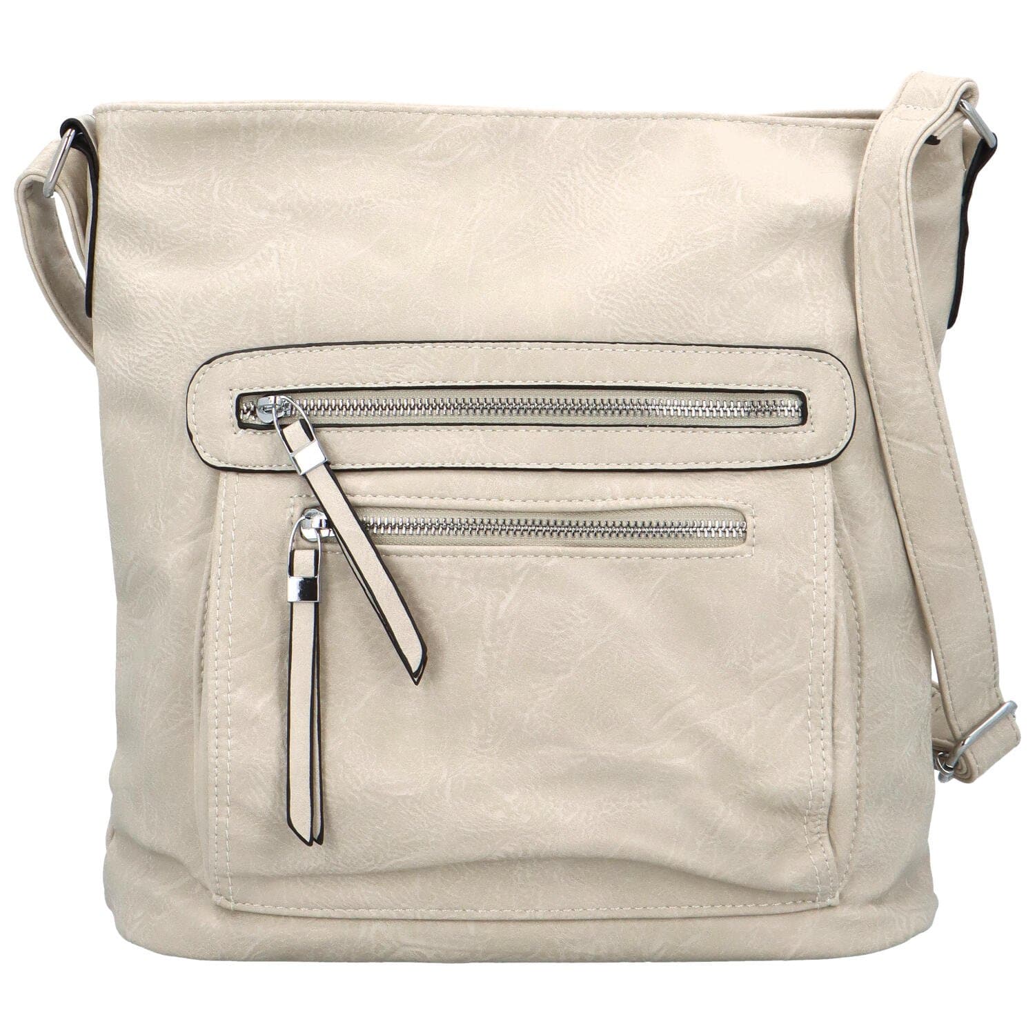 Crossbody kabelka Firenze Charix, krémová