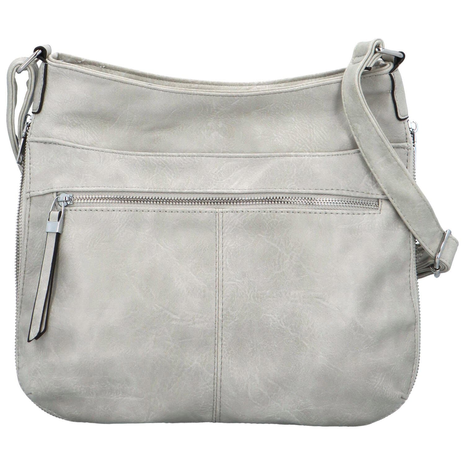 Crossbody kabelka Firenze Grete, šedá