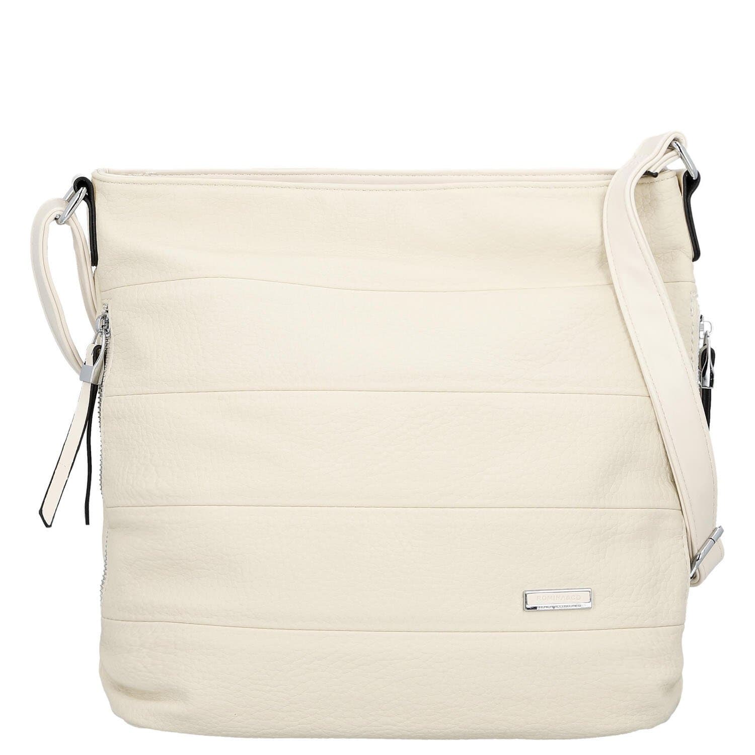 Crossbody kabelka Firenze Gabriele, krémová