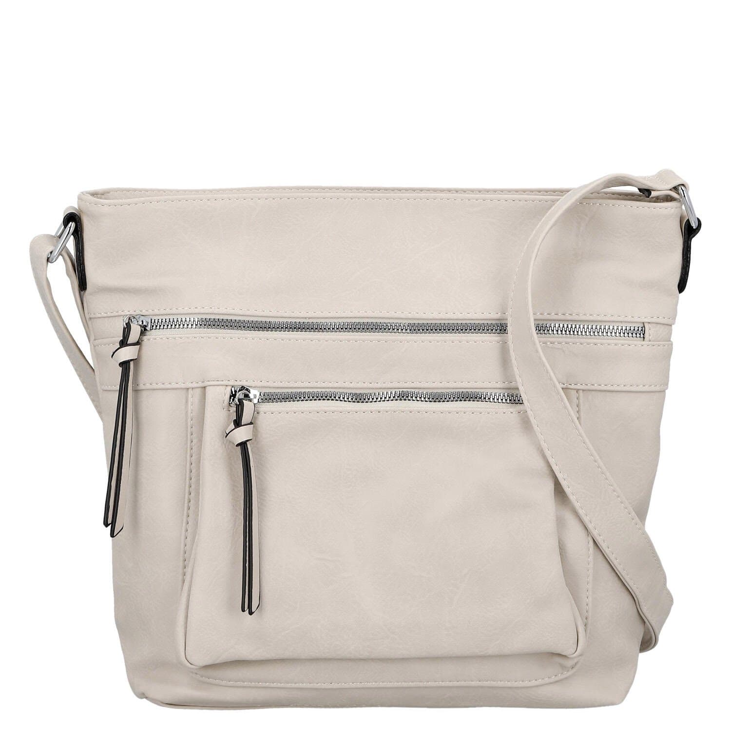 Crossbody kabelka Firenze Julietta, krémová