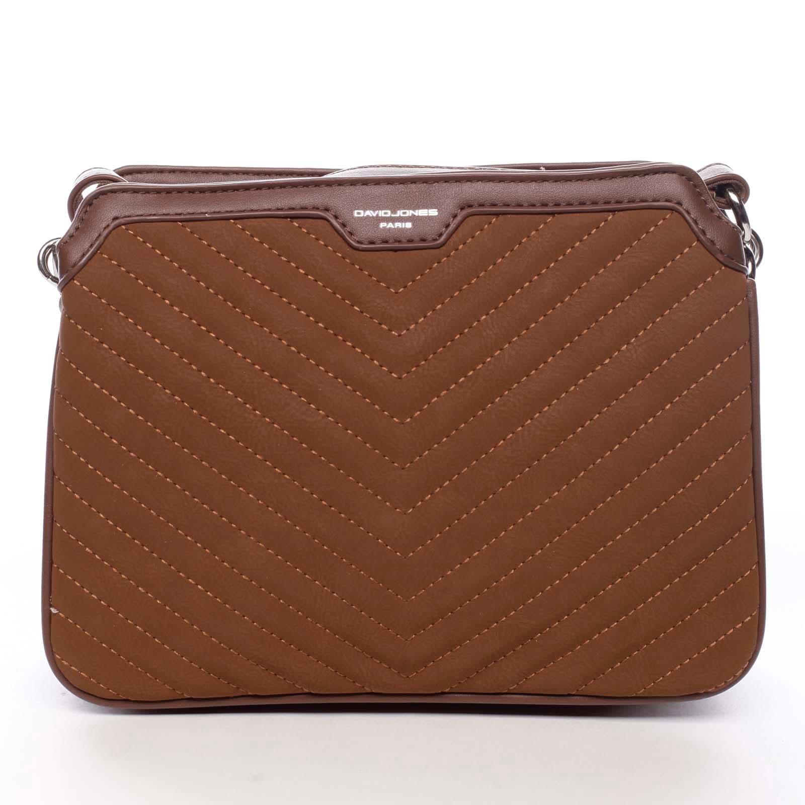 Crossbody kabelka David Jones Majvis, hnědá