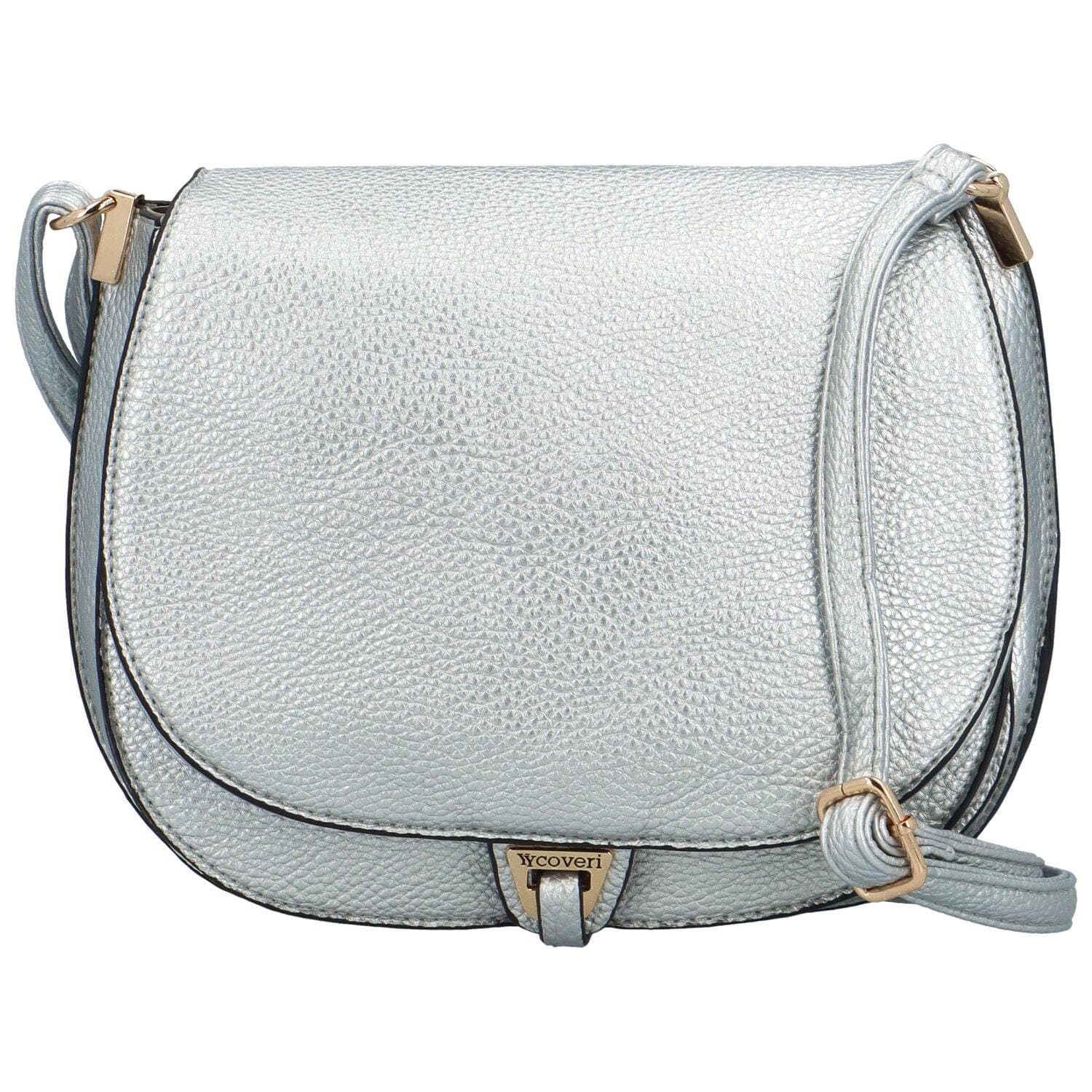Crossbody kabelka Coveri Polly, stříbrná