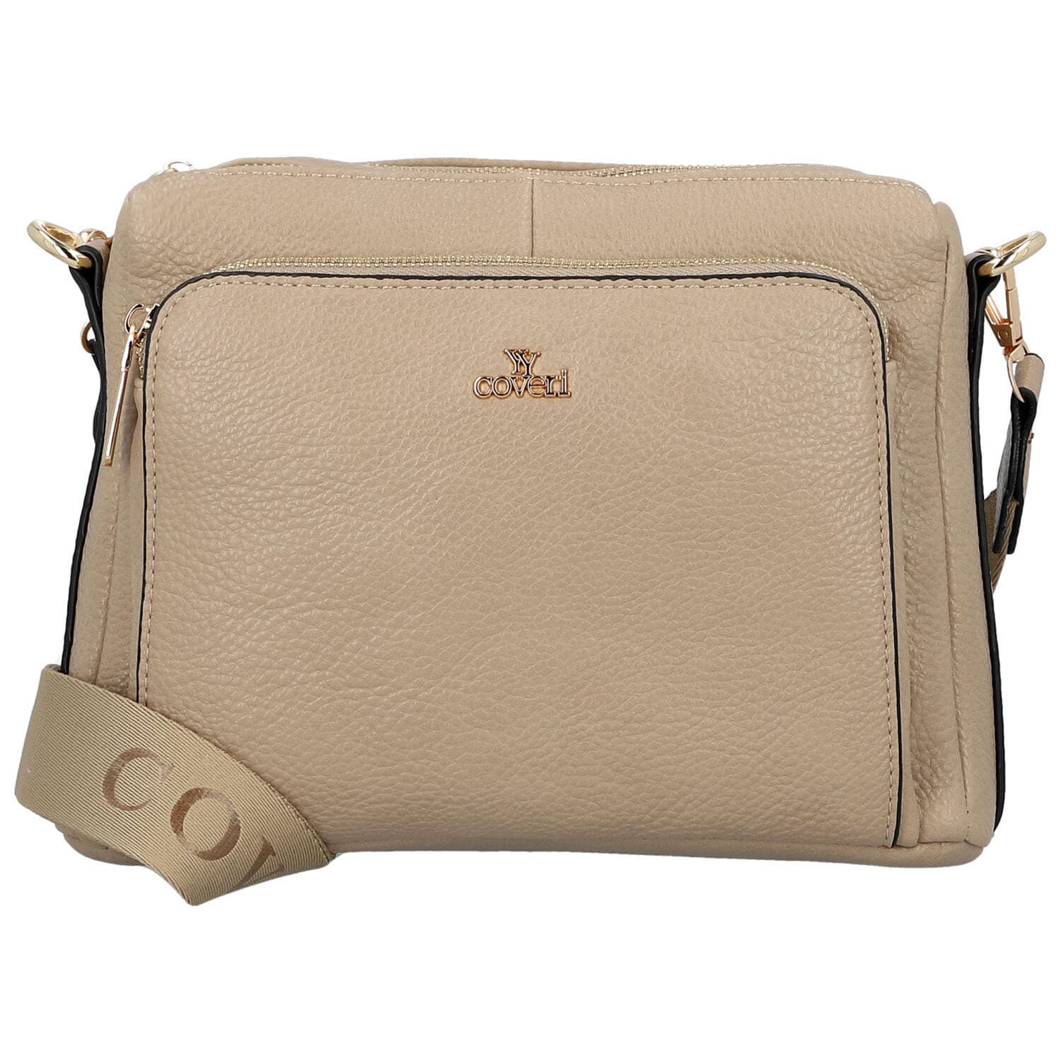 Crossbody kabelka Coveri Vangeli, béžová