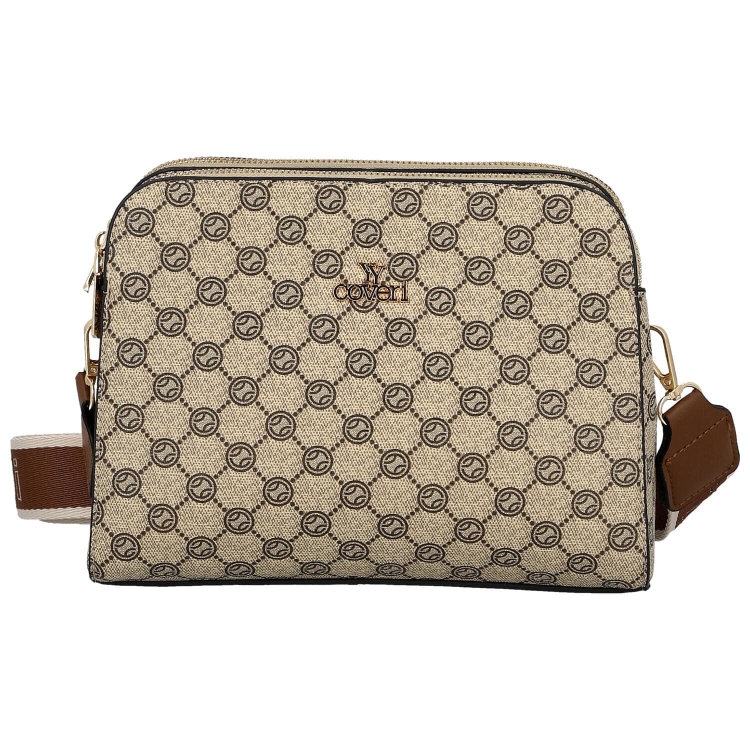 Crossbody kabelka Coveri Alianna, hnědá