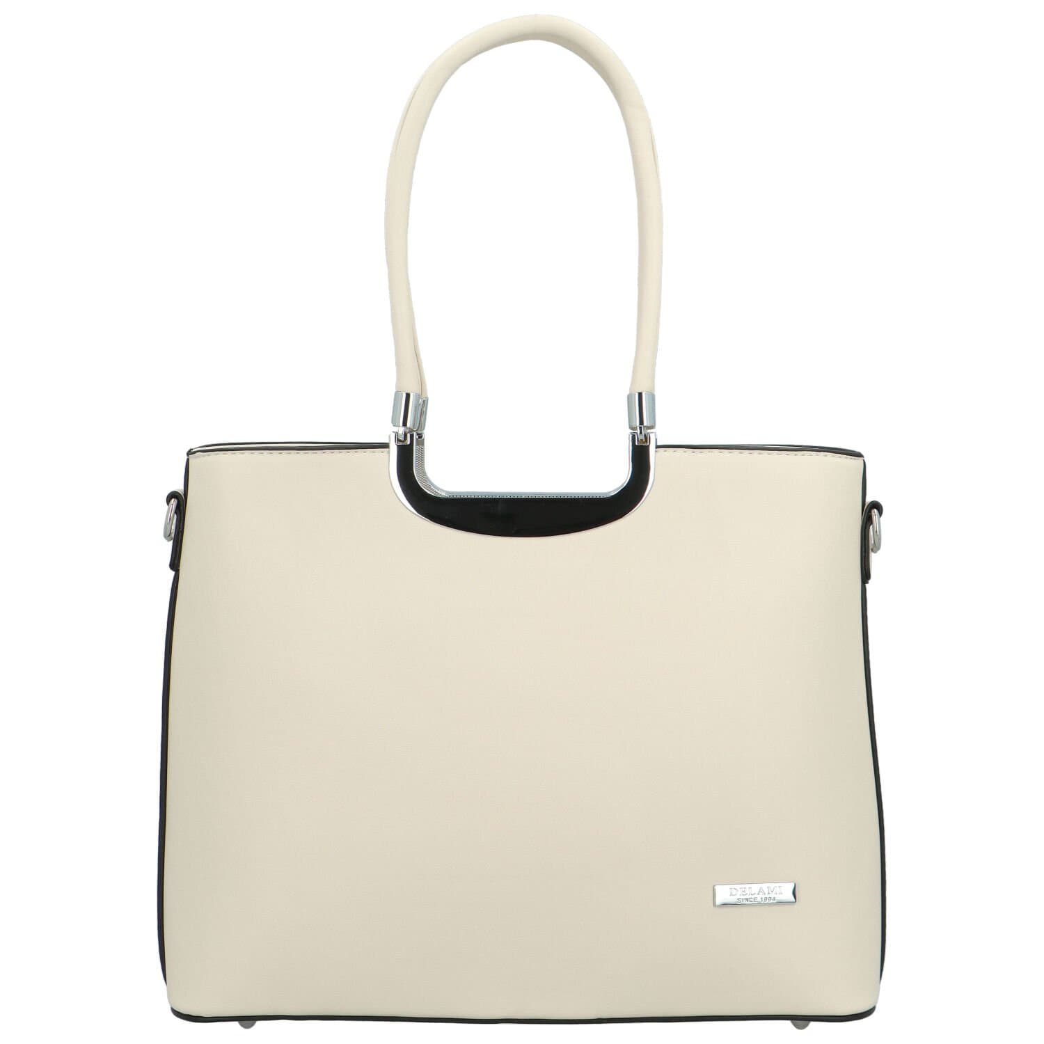 Kabelka do ruky Delami Bella Rosa, krémová