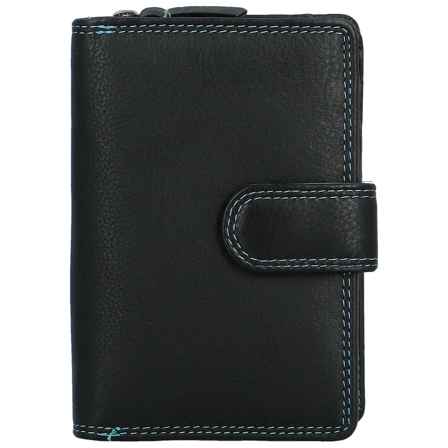 Kožená peněženka Bellugio Shelley, černá