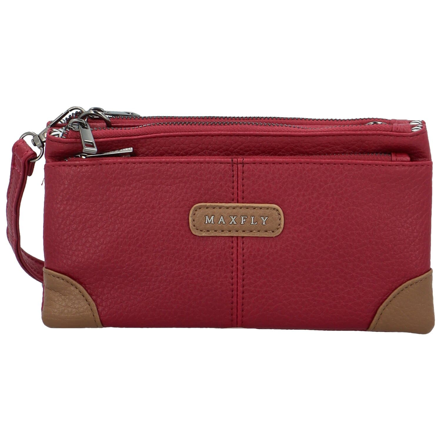 Crossbody kabelka MaxFly Kandes, červená