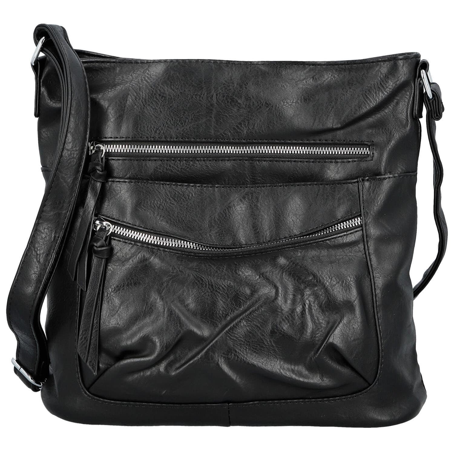 Crossbody kabelka Firenze Ganna, černá