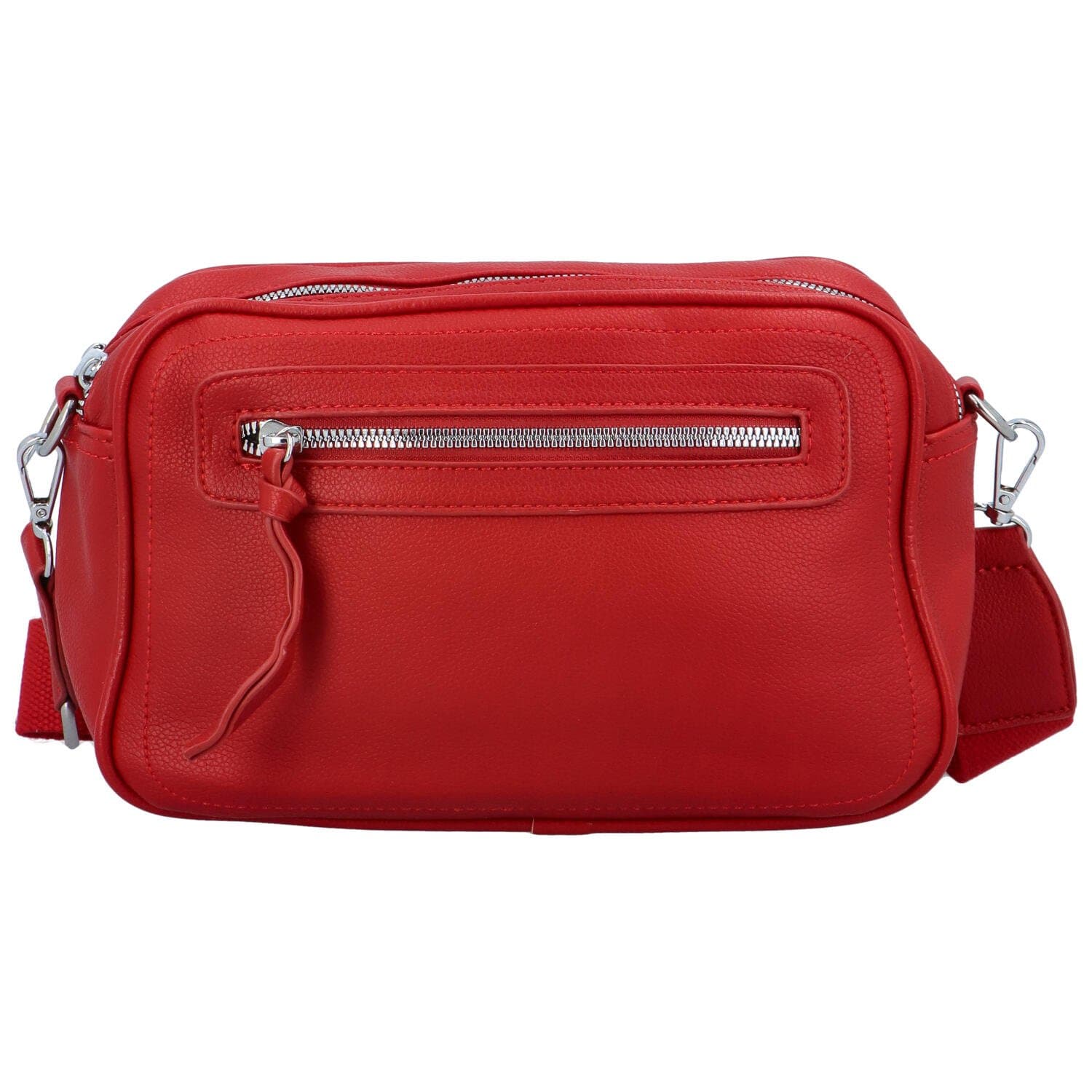 Crossbody kabelka Paolo bags Tselmega, červená