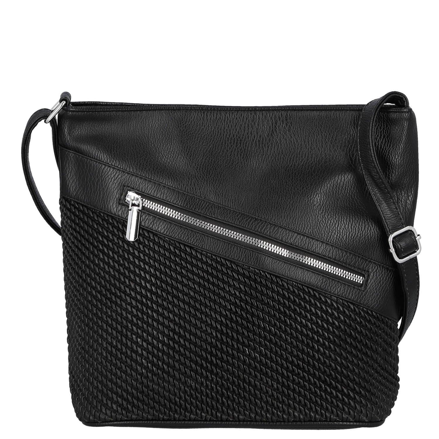 Crossbody kabelka Firenze Santela, černá