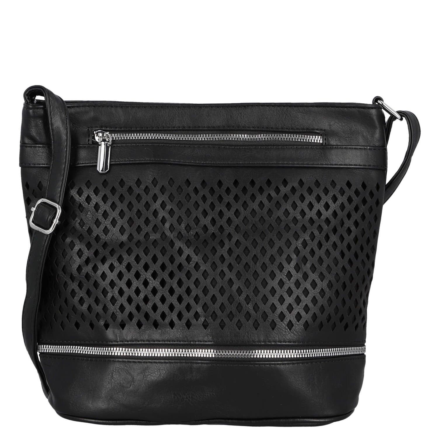 Crossbody kabelka Firenze Samia, černá