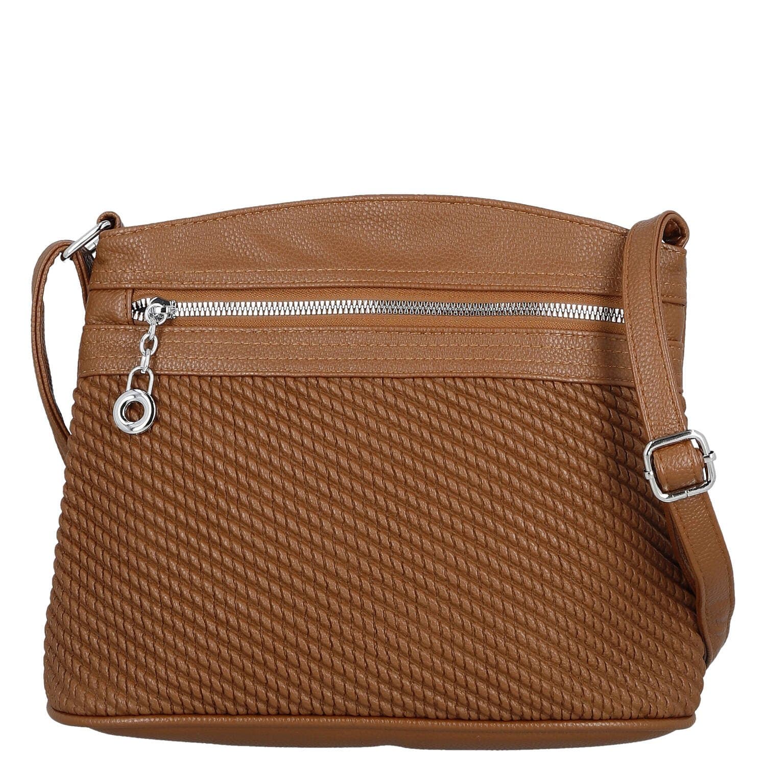 Crossbody kabelka Firenze Kora, hnědá