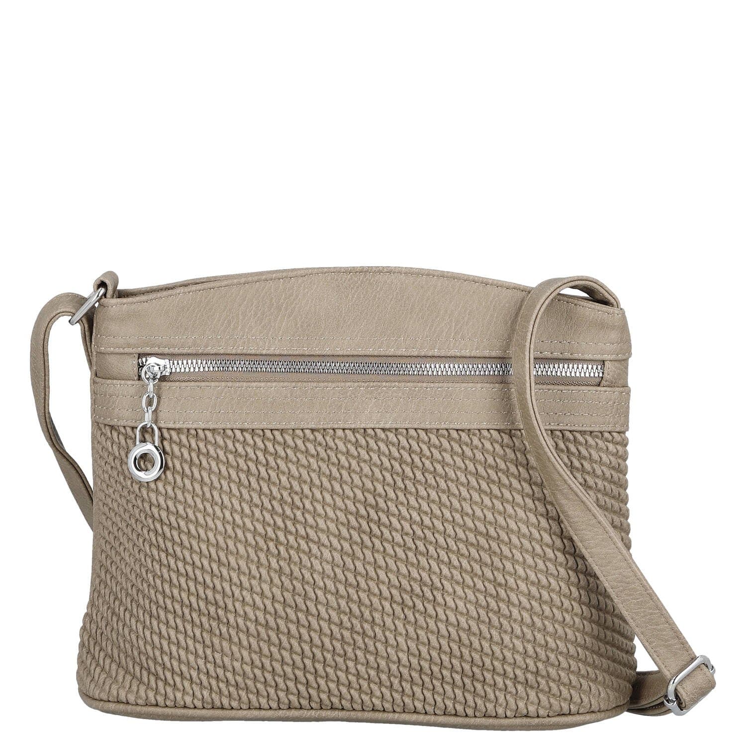 Crossbody kabelka Firenze Kora, béžová