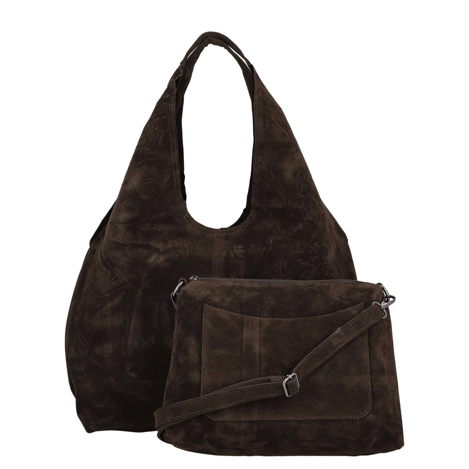 Set kabelek Paolo bags Pina, hnědá