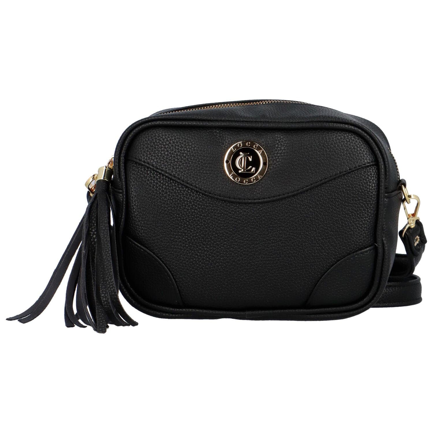 Crossbody kabelka Locca Maksym, černá