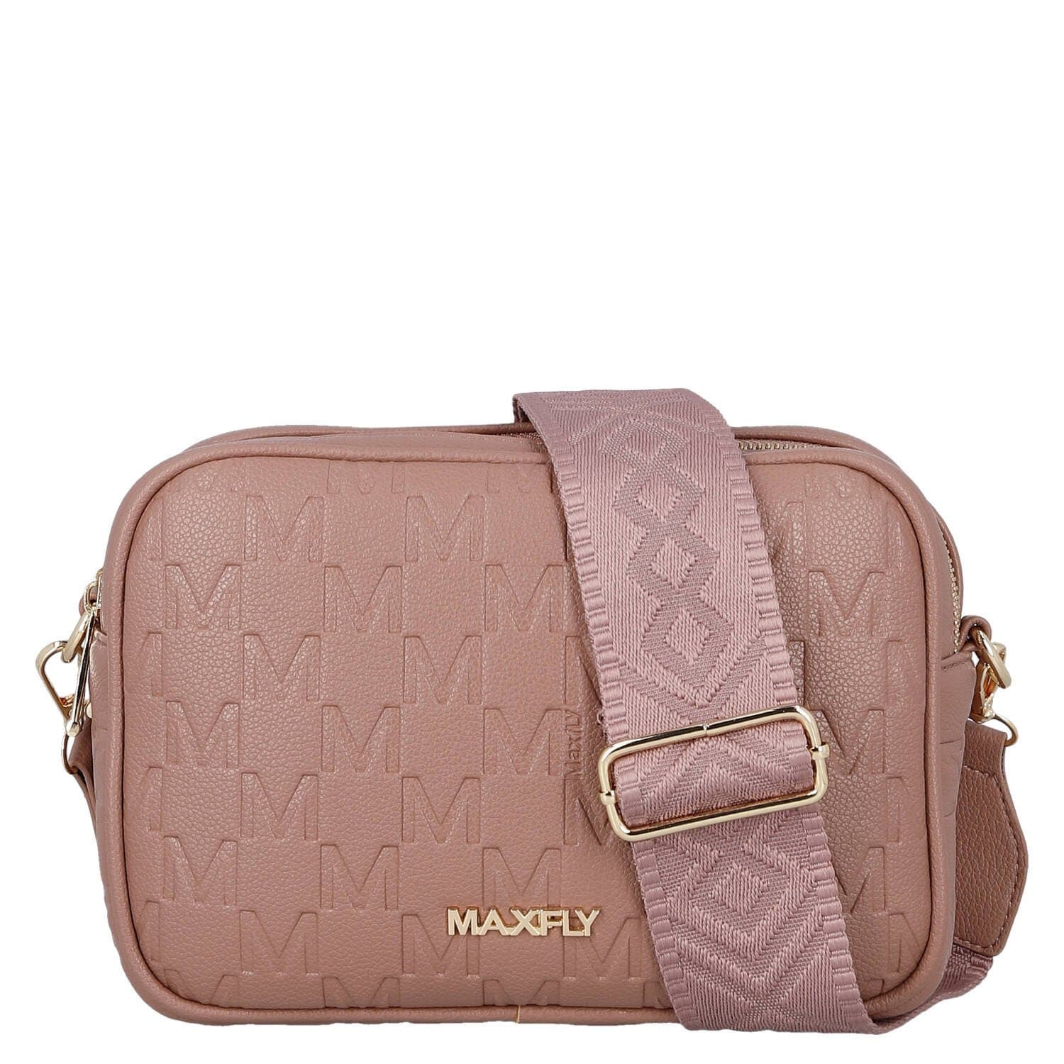 Crossbody kabelka MaxFly Gabin new, růžová