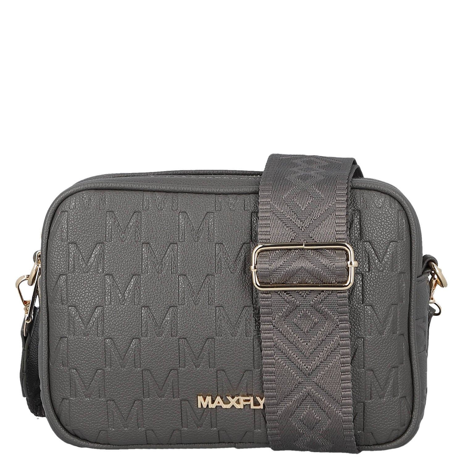 Crossbody kabelka MaxFly Gabin new, šedá
