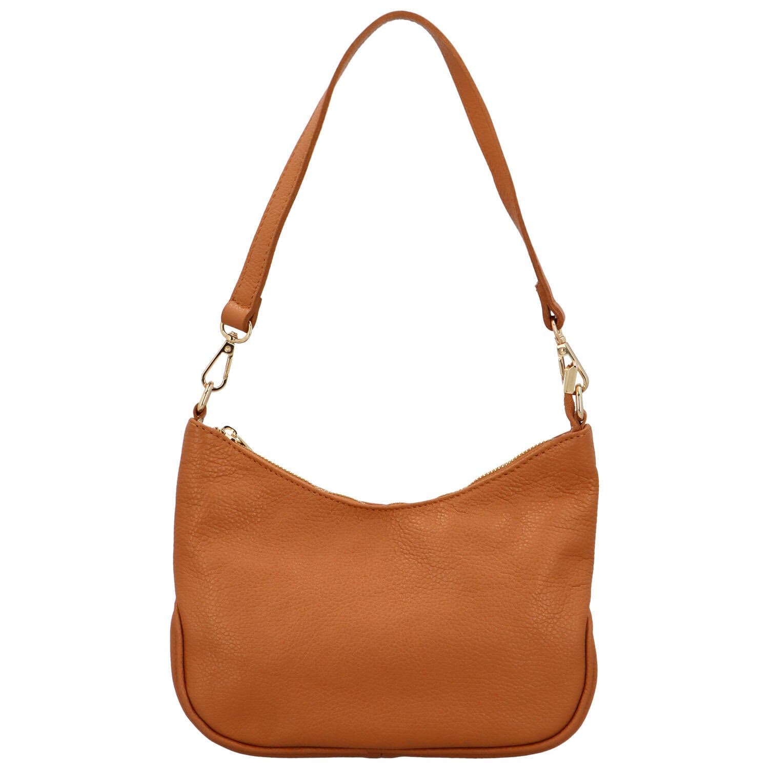 Kožená crossbody Delami Javier, béžová