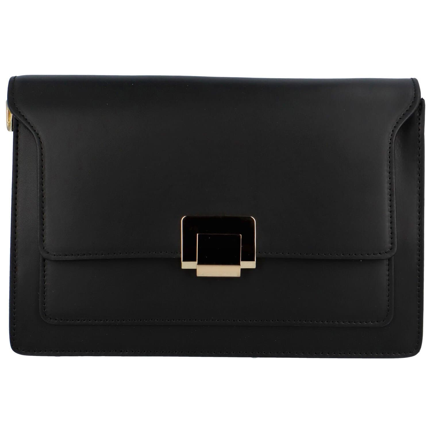 Kožená crossbody Delami Lilly, černá