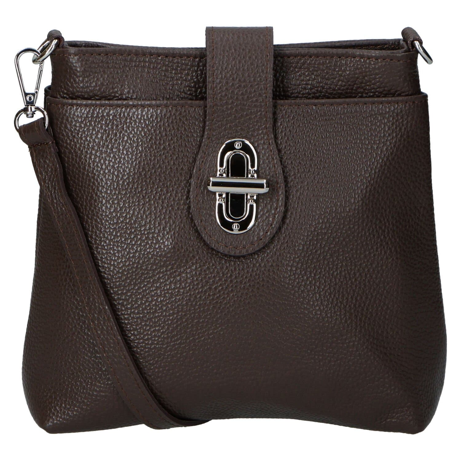 Kožená crossbody kabelka Delami Vera Pelle Rikkita