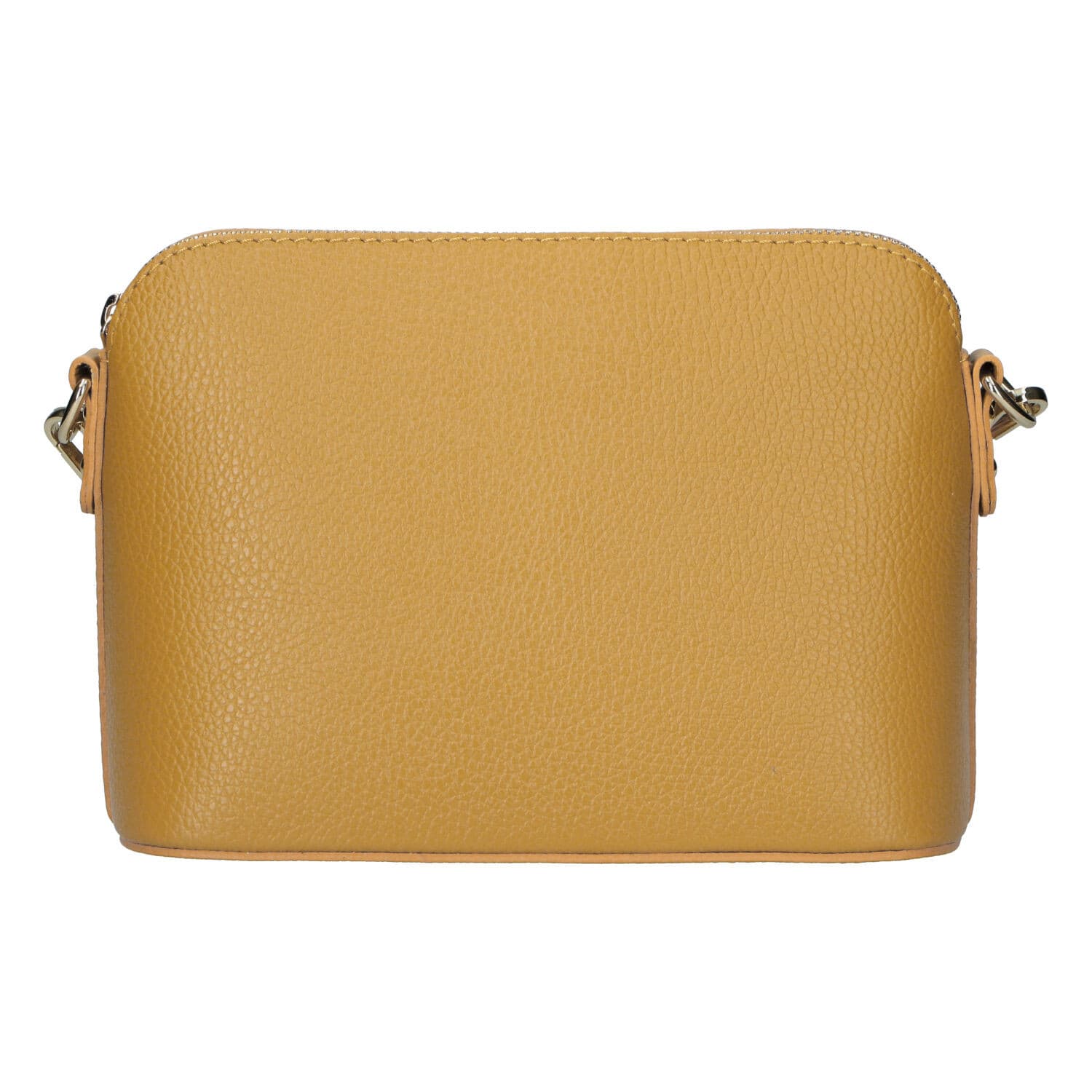 Kožená crossbody kabelka Delami Vera Pelle Gosslin, žlutá